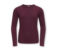KIDS ONLY - KOGLUCKY L/S O NECK TOP JRS NOOS Windsor Wine - Gr. - 164