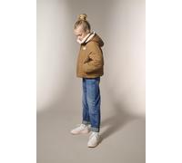 Wendejacke KIDS ONLY "KOGMARIA REVERSIBLE PUFFER JACKET OTW", Mädchen, Gr. 146, braun (toasted coconut), Web, Obermaterial: 100% Polyamid, mehrfarbig, unifarben, Basic taillenbedeckt, mit innenliegend