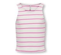 KIDS ONLY - KOGNESSA S/L SHORT STRIPE TOP JRS cloud dancer, 158/164
