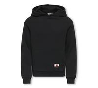 KIDS ONLY - KOGNOOMI-VINTA LABEL LS HOOD CS SWT NOOS Black - Gr. - 134/140