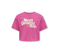 Kids Only - KOGOLIVIA LIFE LOOSE S/S GENERA. TOP JRS fuchsia fedora - Gr. - 122/128