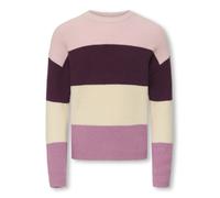 KIDS ONLY - KOGSANDY L/S STRIPE PULLOVER KNT NOOS mauve wine - Gr. - 158/164