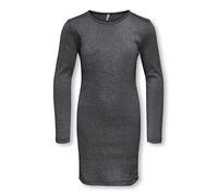 KIDS ONLY - KOGTRINNY LIFE L/S GLITTER DRESS JRS Black - Gr. - 152