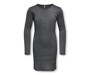 KIDS ONLY - KOGTRINNY LIFE L/S GLITTER DRESS JRS Black - Gr. - 164