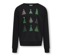 KIDS ONLY - KOGYDA XMAS LIFE L/S O-NECK BOX SWT black - Gr. - 128