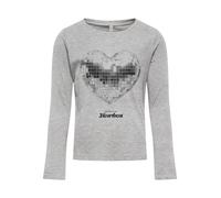 KIDS ONLY Longsleeve "Annie" in Grau - Größe 122/128 | Kinder Longsleeves