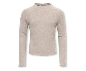 KIDS ONLY Longsleeve "Emma" in Beige - Größe 122/128 | Kinder Longsleeves
