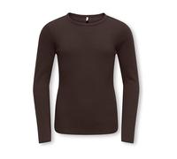 KIDS ONLY Longsleeve "Lucky" in Braun - Größe 134/140 | Kinder Longsleeves