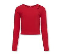 KIDS ONLY Longsleeve "Nessa Life" in Rot - Größe 158/164 | Kinder Longsleeves