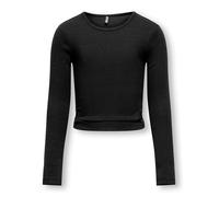 KIDS ONLY Longsleeve "Nessa Life" in Schwarz - Größe 122/128 | Kinder Longsleeves