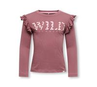 KIDS ONLY Longsleeve "Sylvia" in Rot - Größe 110 | Kinder Longsleeves