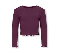 KIDS ONLY Longsleeve "Tella Life" in Lila - Größe 116 | Kinder Longsleeves