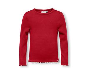KIDS ONLY Longsleeve "Trinny" in Rot - Größe 110 | Kinder Longsleeves