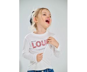 KIDS ONLY Longsleeve "Zenia" in Creme - Größe 92 | Kinder Longsleeves