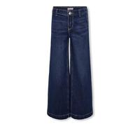 Kids ONLY Mädchen Kogcomet Wide DNM PIM Noos Hose, Dark Blue Denim, 134 EU