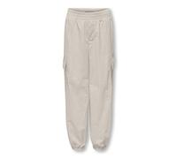 Cargohose KIDS ONLY "KOGECHO CARGO PARACHUTE PANT PNT NOOS" Gr. 116, N-Gr, grau (pumice stone) Mädchen Hosen Cargohosen (64406519-116)