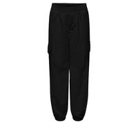 Cargohose KIDS ONLY "KOGECHO CARGO PARACHUTE PANT PNT NOOS" Gr. 164, N-Gr, schwarz (black) Mädchen Hosen Cargohosen (44614105-164)