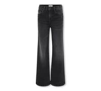 KIDS ONLY Mädchen Kogjuicy Life Wide Leg DNM Dcc369 Noos Hose, Washed Black, 122 EU