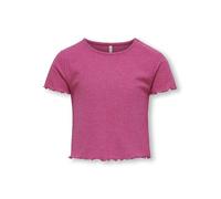 Kids ONLY Mädchen Kognella S/S O-Neck Top Noos JRS T-Shirt, Raspberry Rose, 134-140 EU