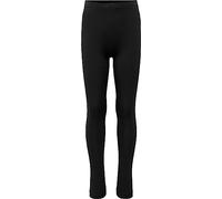 Leggings KIDS ONLY "KOGNILLE LEGGINGS SOLID JRS NOOS", Mädchen, Gr. 122/128, N-Gr, schwarz, Jersey, Obermaterial: 95% Baumwolle, 5% Elasthan, unifarben, Basic, slim fit knöchellang, Hosen (95712666-12