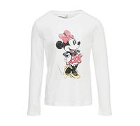 KIDS ONLY Mädchen Longsleeve mit Disney Motiv Bright White 158/164