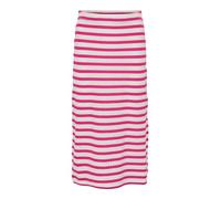 KIDS ONLY Mädchen Maxirock KOGNELLA Long Side Slit Skirt, Größe:164, Farbe:Cloud Dancer/Stripes Raspberry Rose
