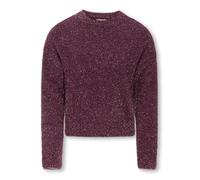 KIDS ONLY Mädchen Pullover KOGPIUMO Glitter L/S O-Neck KNT, Größe:146/152, Farbe:Rose Wine
