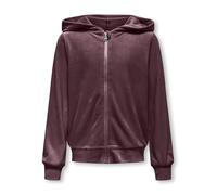 KIDS ONLY Mädchen Sweatjacke KOGREBEL L/S Zip Hood BF SWT, Größe:146/152, Farbe:Winetasting
