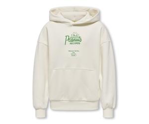 KIDS ONLY - OSJPEANUTS BACK OVZ LS LIC HOODIE SWT Egret - Gr. - 152