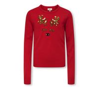 KIDS ONLY Pullover "Xmas" in Rot - Größe 146/152 | Kinder Pullover