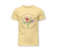 KIDS ONLY - KOGEMMA LIFE REG S/S FLOWER TOP JRS NOOS Sunlight - Gr. - 158/164