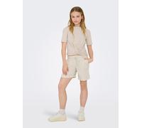 KIDS ONLY Shorts "Siesta" in Beige - 42% | Größe 128 | Kinderhosen