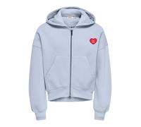 KIDS ONLY Sweatjacke "Evisa" in Hellblau - Größe 134/140 | Kinder Sweatshirts Jacken