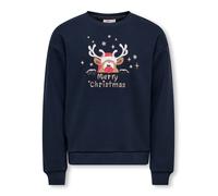 KIDS ONLY Sweatshirt "Xmas" in Dunkelblau - Größe 122/128 | Kinder Sweatshirts Jacken