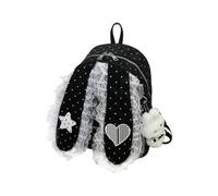 Kids School Backpack Dot Lace - Adjustable Multi Compartment Bookbag | Lightweight 480g student backpack for preschool elementary teens travel camping sports and daily use with organised storage