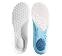 Kids Shoe Insoles - Lightweight Orthotic Sports Foam, Cushion Comfort Inser | Deep U Shaped Heel Cup Anti Slip Massage Points | Active Children Boots Trainers Shoes, Breathable Sweat Absorbing Footwear