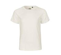 Neutral Kurzärmliges Kinder T-Shirt aus Bio-Fairtrade-Baumwolle - Natural | 104/110