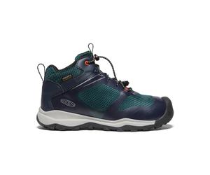 Kids Wanduro Mid WP Wanderschuhe - Keen Captain / Sea Moss 10 US Kids