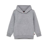 Kidswear Kindermoden Sweatshirt mit Kapuze Grau Melange 128
