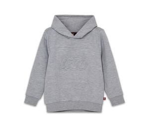 Kidswear Kindermoden Sweatshirt mit Kapuze Grau Melange 128