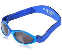 KidzBanz 00348 Sonnenbrille Baby mit elastischem Neoprenband, für Kopfumfang 40-52 cm (circa bis 2 jahre), UV400, blau, BBN000