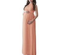Kielsjajd Abendkleid Damen Elegant - Umstandskleid Fotoshooting Schulterfreies Chiffon Tüll Langes Schwanger Kleidung Festlich Hochzeit Elegant Abendkleider Umstandsmode