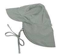 Kielsjajd Baby Kleinkind Sonnenhut UPF 50+ -Schutz Mädchen & Jungen Sommer Kappe Strand Mütze mit Verstellbarer Kinnriemen Halsklappen, Unisex Baby Sun Hat with Neck Mütze (Grey, 48)