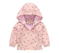Kielsjajd Kleinkind Kapuzen Jacke Mantel, Jacke für Kinder Mädchen mit Kapuzen Sweatjacke Mantel Kapuzenjacke Gefütterte Winddicht Windjacke Sommer Frühling Licht Übergangsjacke Wanderjacke Outwear