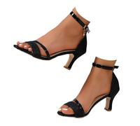Kielsjajd Sandalen Damen mit Absatz Elegant Riemchenpumps Sommer Glitzer Pumps Elegant Sandaletten Strass Hohe Schuhe Party Hochzeit Absatzschuhe Weiche Sandalen Strand Sandals High Heels 36-43