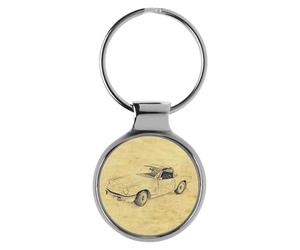KIESENBERG 3D Schlüsselanhänger Geschenke für Triumph Spitfire Oldtimer Fan A-20227