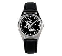 KIESENBERG Armbanduhr Soldat Bundeswehr 11 Panzer Division Geschenk Artikel Idee Fan Damen Herren Unisex Analog Quartz Lederarmband Uhr 36mm Durchmesser B-1629