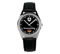 KIESENBERG Armbanduhr Soldat Bundeswehr Marinesicherung Geschenk Artikel Idee Fan Damen Herren Unisex Analog Quartz Lederarmband Uhr 36mm Durchmesser B-1071