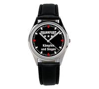 KIESENBERG Frankfurt Fußball Fan Uhr - Sportliche Armbanduhr im Fan-Design Stilvolle Herren- & Damen-Uhr mit Fußball-Motiv Geschenk für echte Fans aus Frankfurt am Main - B-2283