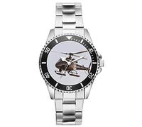 KIESENBERG Geschenk für Piloten Helikopterfan Hubschrauberfan Uhr 6108